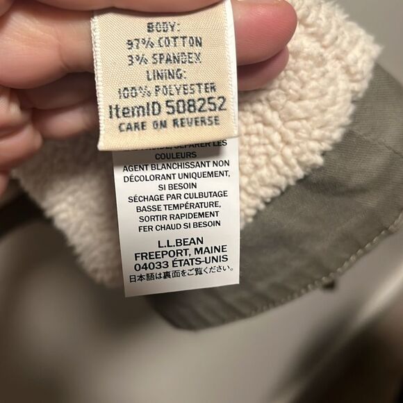L.L. BEAN Women's Olive Green Utility Sherpa Lined Vest, Size M - Picture 11 of 12